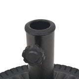 Parasol Base Resin Round Black 14 kg 43657