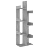 Book Cabinet 48x25.5x140 cm Grey Sonoma Engineered Wood 816006