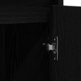 Sideboard Black Oak 85x34x76 cm Engineered Wood 861626