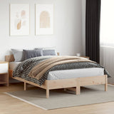 Bed Frame without Mattress 120x200 cm Solid Wood Pine 842598