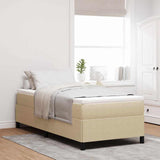 Bed Frame Grey Green 90 x 190 cm Corduroy fabric 42006946