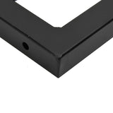 Basin Shelf Wall Mounted Steel and Solid Wood Oak 3302537