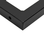 Basin Shelf Wall Mounted Steel and Solid Wood Acacia 3302849