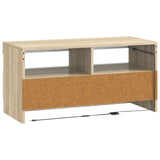 LED TV Cabinet Sonoma Oak Engineered Wood 897877