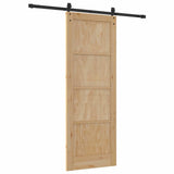 Sliding Door Other ORKDAL Natural and black 78 x 211 cm 3333668