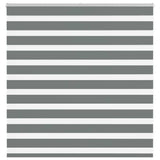 Zebra Blind Dark Grey 140x100 cm Fabric Width 135.9 cm Polyester 4014113