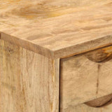 Desk with Drawers 110x47x76 cm Solid Wood Mango 351593