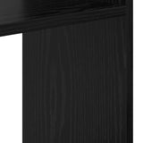 Book Cabinet Black Oak 92 x 29 x 188 cm Engineered Wood 3388359