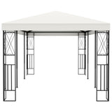 Gazebo 3x6 m Cream Fabric 48009