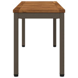 Garden Bench 108.5 x 35 x 45 cm Solid Acacia Wood Rectangular 901297
