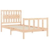 Bed Frame without Mattress 100x200 cm Solid Wood Pine 3192416