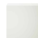 Garden Cover Profile 2 pcs 100 x 20 x 15 cm Steel White 8012978