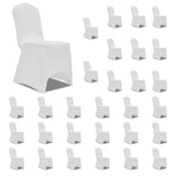 Chair Cover Stretch White 30 pcs 3051637