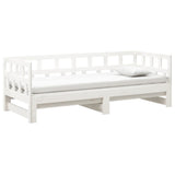 Pull-out Day Bed without Mattress White 2x cm 820233