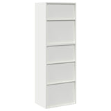 Storage Cabinet 2 pcs White 60 x 40 x 175 cm Steel Lockable 3438758