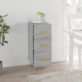 Sideboard Grey Sonoma 34.5x34x90 cm Engineered Wood 817409