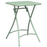 Bistro Set 3 pcs Green Steel 42002952
