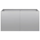 Planter 80x40x40 cm Galvanised Steel 860673