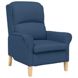 Armchair Blue 76 x 94 x 102 cm Fabric 42009847