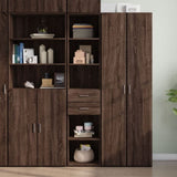 Highboard Brown Oak 40x42.5x185 cm Engineered Wood 3281447