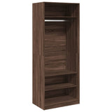 Wardrobe Brown Oak 80x50x200 cm Engineered Wood 3307699