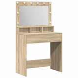 Dressing Table Sonoma Oak 75.5 x 41 x 135 cm Engineered Wood 865111