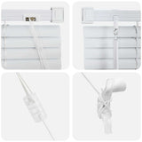 Venetian Blinds White 175 x 130 cm Aluminium 42006003