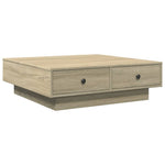 ZNTS Coffee Table Sonoma Oak 90x90x28 cm Engineered Wood 848089