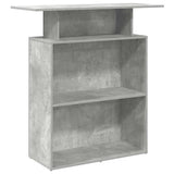 Reception Desk Concrete Grey 100x40x104 cm Engineered Wood 859054