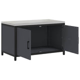 Kitchen Storage HATTEM Anthracite 90 x 50 x 53 cm Steel 874998