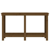 Work Bench Honey Brown 140x50x80 cm Solid Wood Pine 822509