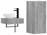 Bathroom Furniture Set 2 pcs Grey Sonoma 33 x 34.5 x 100 cm 3406099