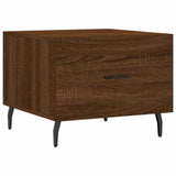 Coffee Table Brown Oak 50x50x40 cm Engineered Wood 829442