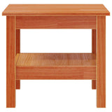 Coffee Table Wax Brown 45x45x40 cm Solid Wood Pine 847174
