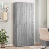 Highboard Grey Sonoma 80x35x180 cm Engineered Wood 3276656