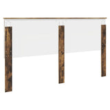 Headboard with Headboard Smoked Oak 180 cm Engineered wood 887731