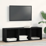 Bookcase Black Oak 36x30x114 cm Engineered Wood 862395