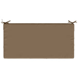 Seat Cushion SOEST 100% Polyester Taupe 120 x 80 x 15 cm 944297