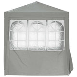 Party Tent Light Grey 200 x 200 x 240 cm PE and Steel 42032995