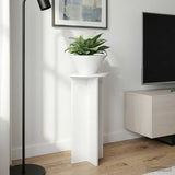 Plant Stand 2 pcs High Gloss White 29.5 x 29.5 x 60 cm 899721