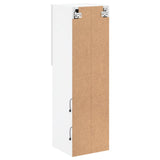 TV Cabinet with LED Lights White 30.5x30x102 cm 837015