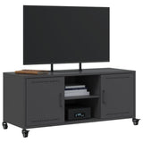 TV Cabinet Black 100.5x39x43.5 cm Steel 846662