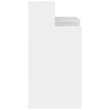 Desk with LED Lights White 97x45x90 cm Engineered Wood 805552