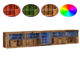 LED Sideboard Old Wood 283 x 37 x 67 cm Engineered Wood 3333114
