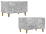 TV Cabinet Concrete Grey Engineered Wood 897118