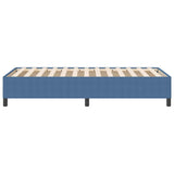 Box Spring Bed Blue 90 x 200 cm Velvet 42006950