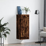 Wall Mounted Cabinet Smoked Oak 34.5x34x90 cm Engineered Wood 830521