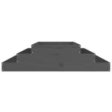 Planter Grey 110x110x27 cm Solid Wood Pine 823901