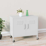 336269 Storage Cabinet White 60x35x56 cm Steel