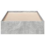 Bed Frame with Drawers without Mattress Concrete Grey 90x190 cm Single 3280709